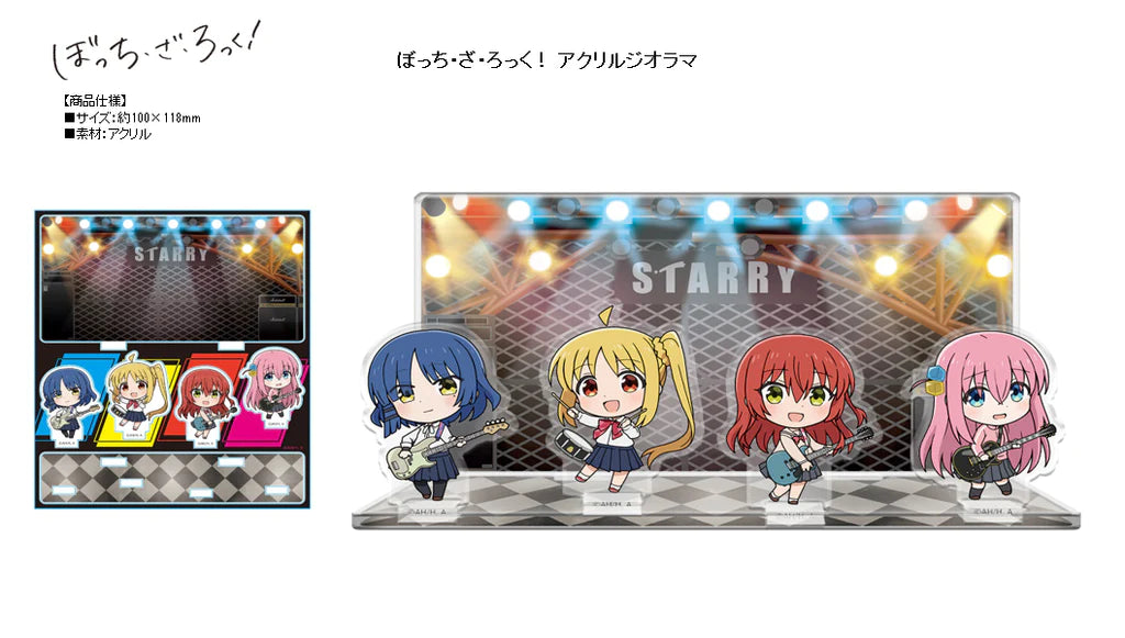 Bocchi the Rock! azumaker Acrylic Diorama Hitori & Nijika & Ryo & Ikuyo