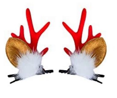Reindeer Antler Clips