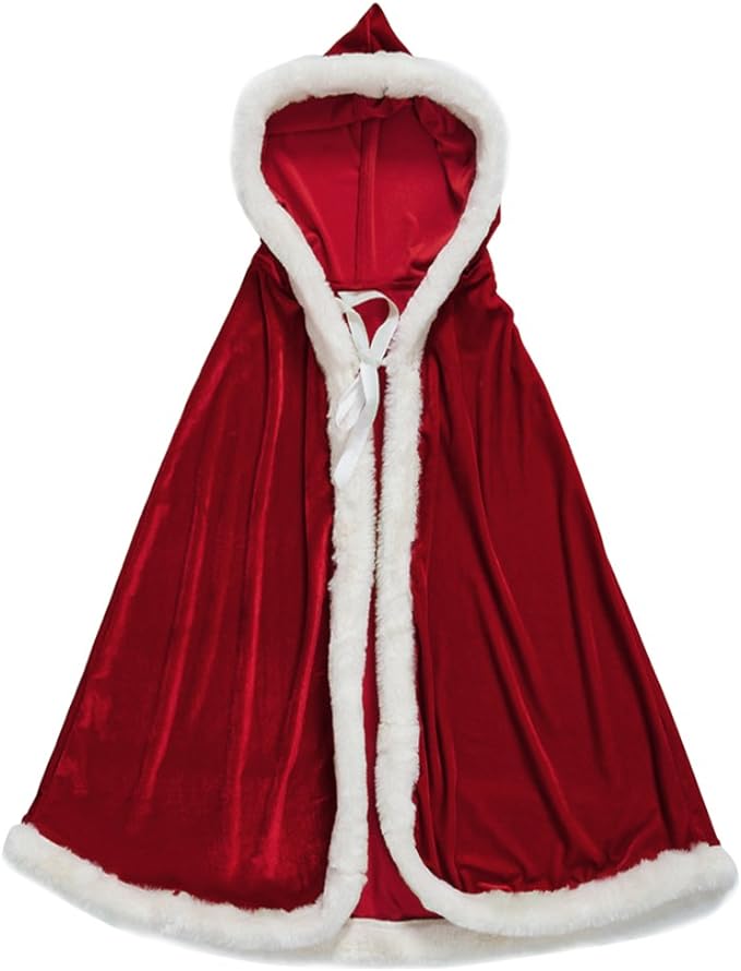 Hooded Cape Red