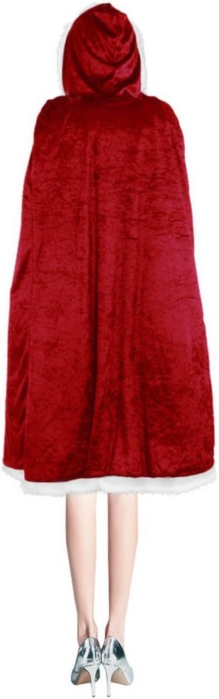 Hooded Cape Red