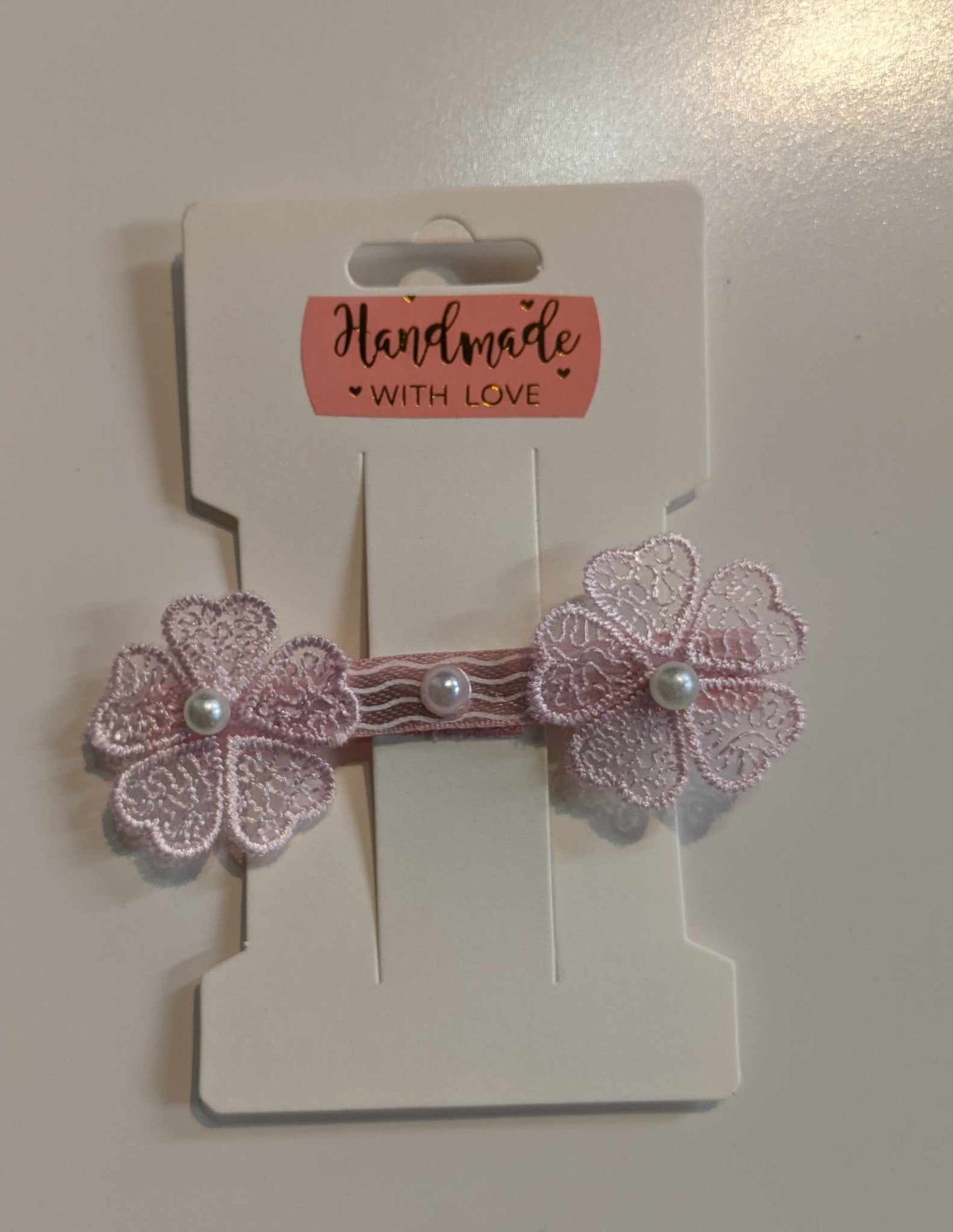 Pink Flower Clip