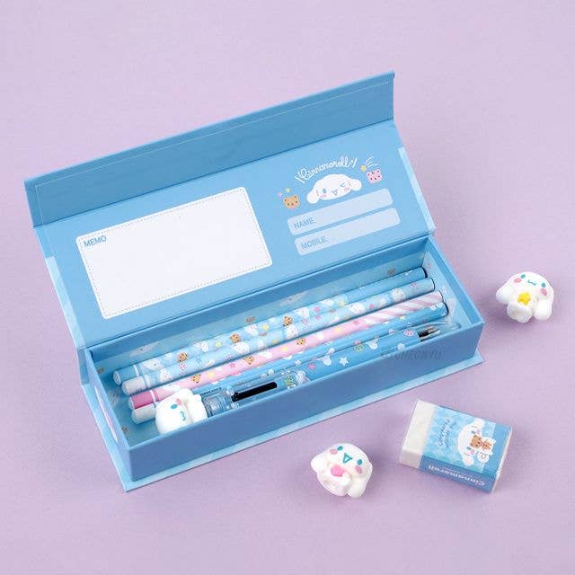 Sanrio Cinnamoroll Stationery Pencil, Pen, case Gift SET: My Melody