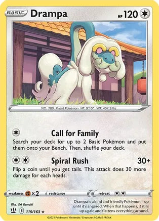 Drampa - SWSH05: Battle Styles (SWSH05) mint