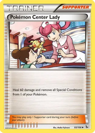 Pokemon Center Lady - XY - Flashfire (FLF)