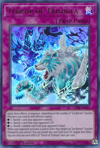 Terror of Trishula GFTP-EN127 (Ultra Rare) mint