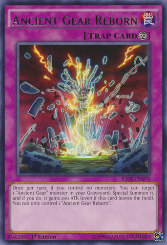 Ancient Gear Reborn RATE-EN070 1st ed mint