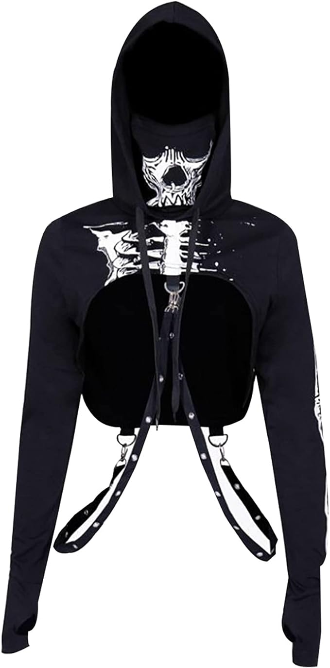 Goth Skeleton Hoodie