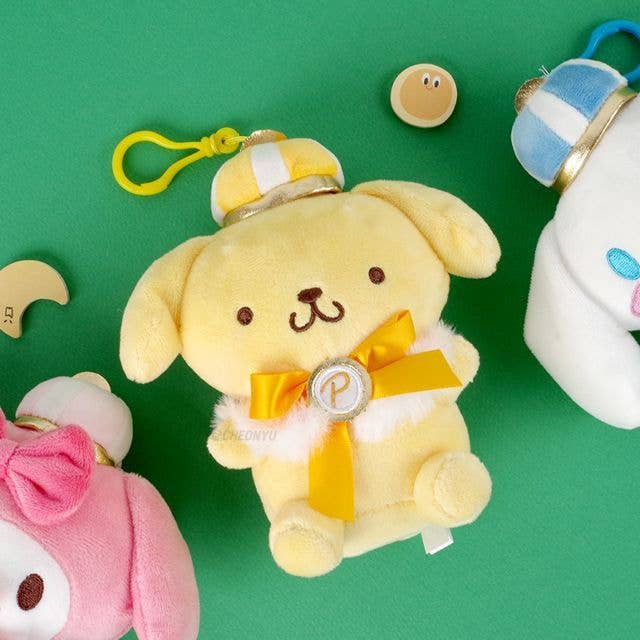 Sanrio Limited Crown& Ribbon Edition Charm Ring: PomPomPurin