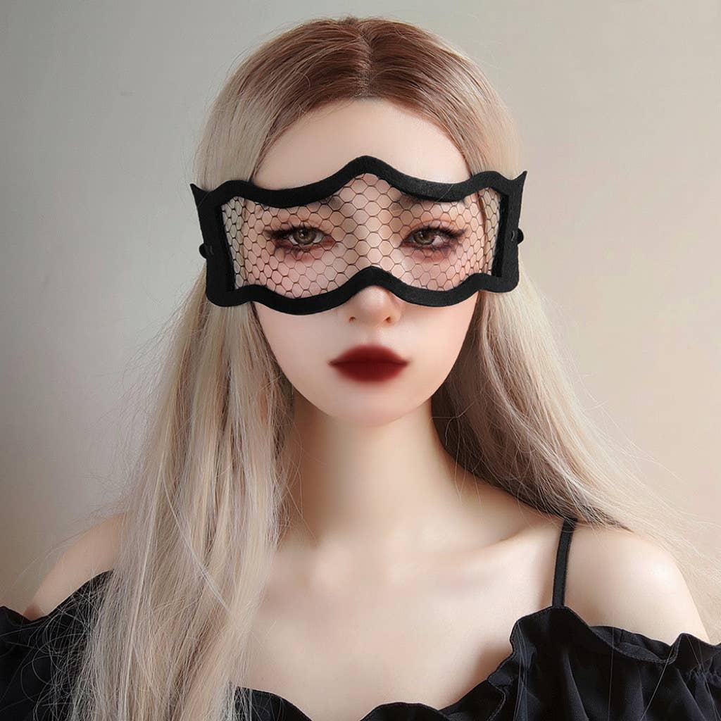 Lace Party Eye Mask, Fetish Sexy Mask, Cosplay, Role Play