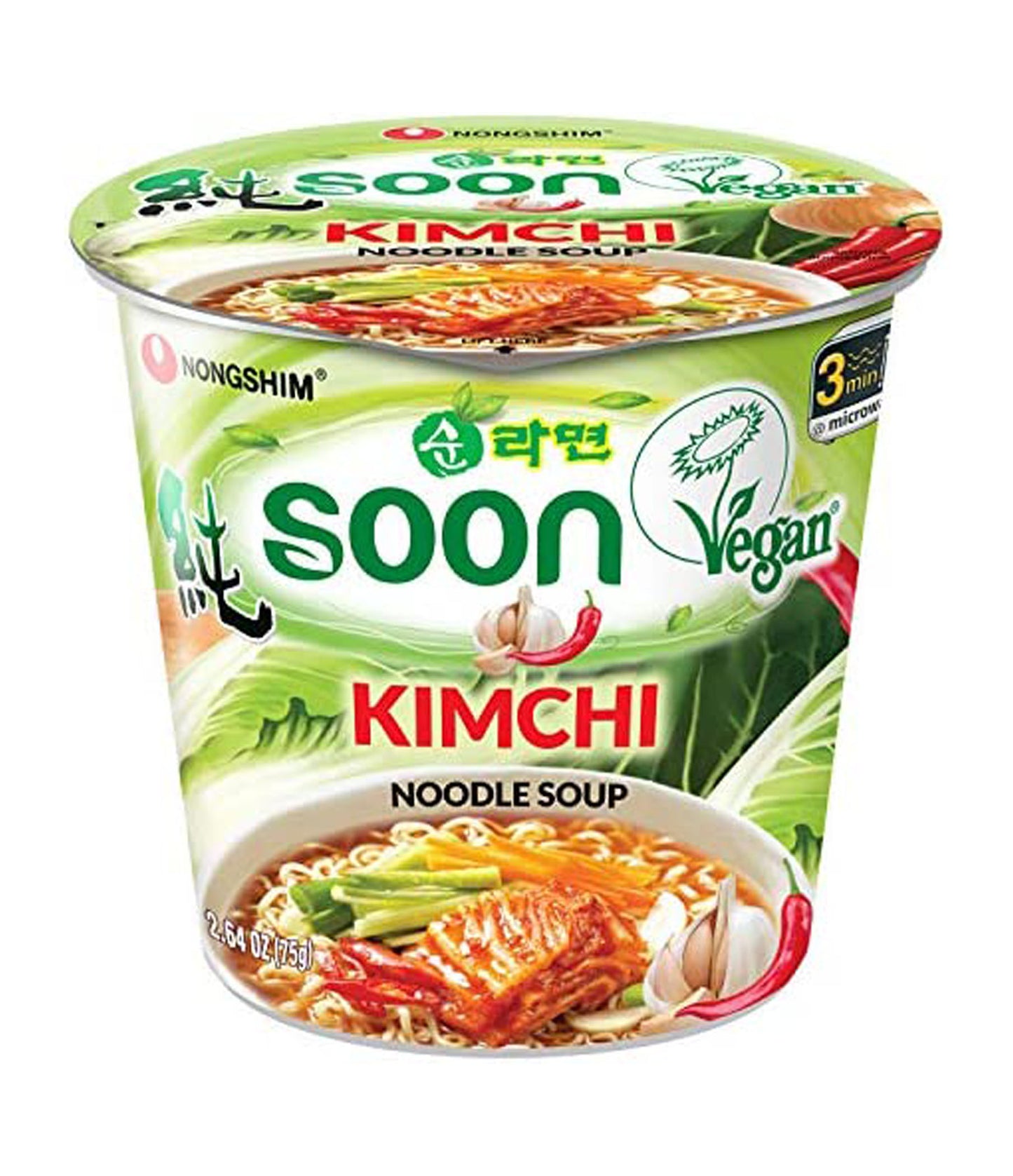 Nongshim – Soon Noodle Soup (Kimchi) 75g