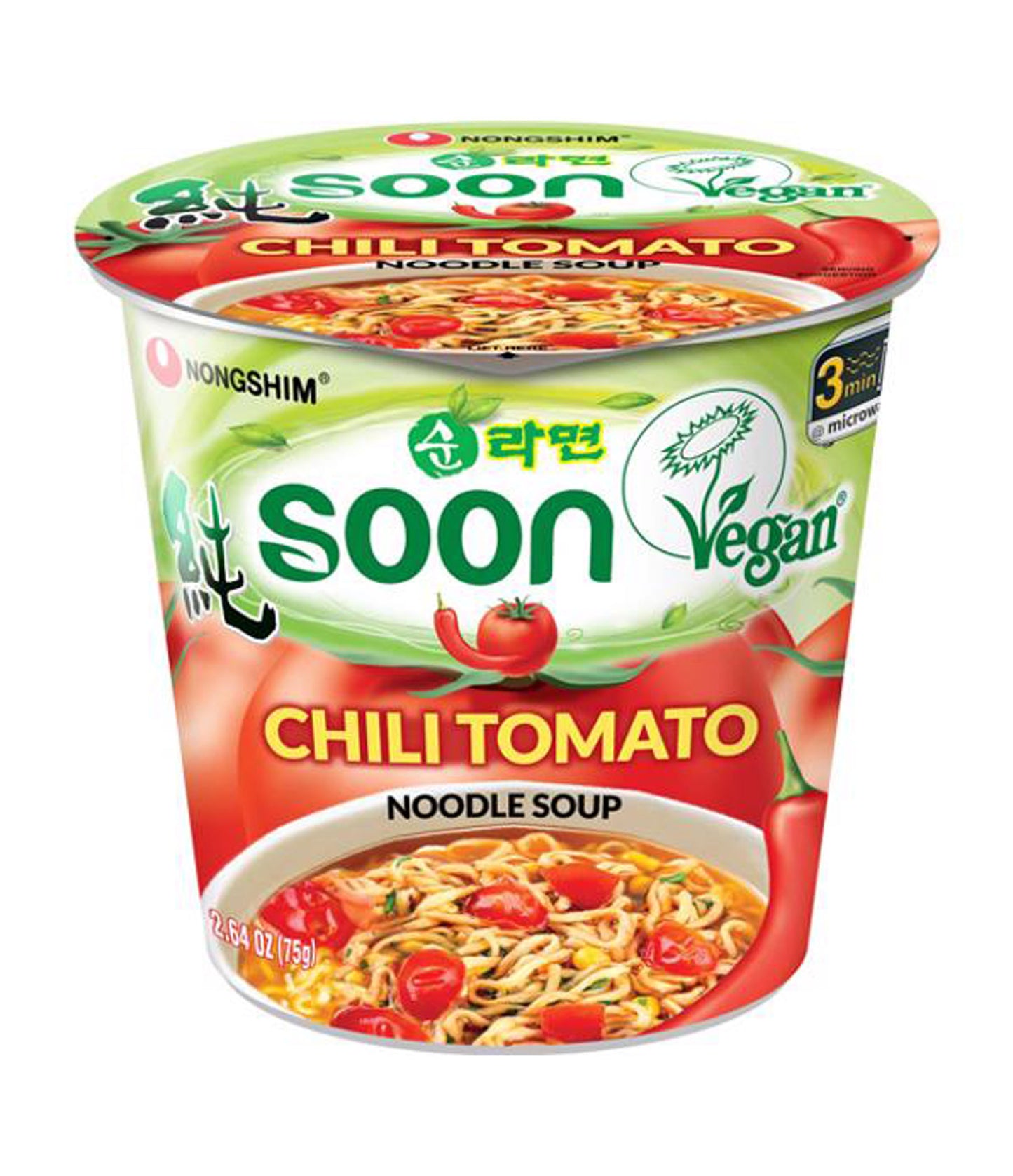 Nongshim – Soon Noodle Soup (Chili Tomato) 75g