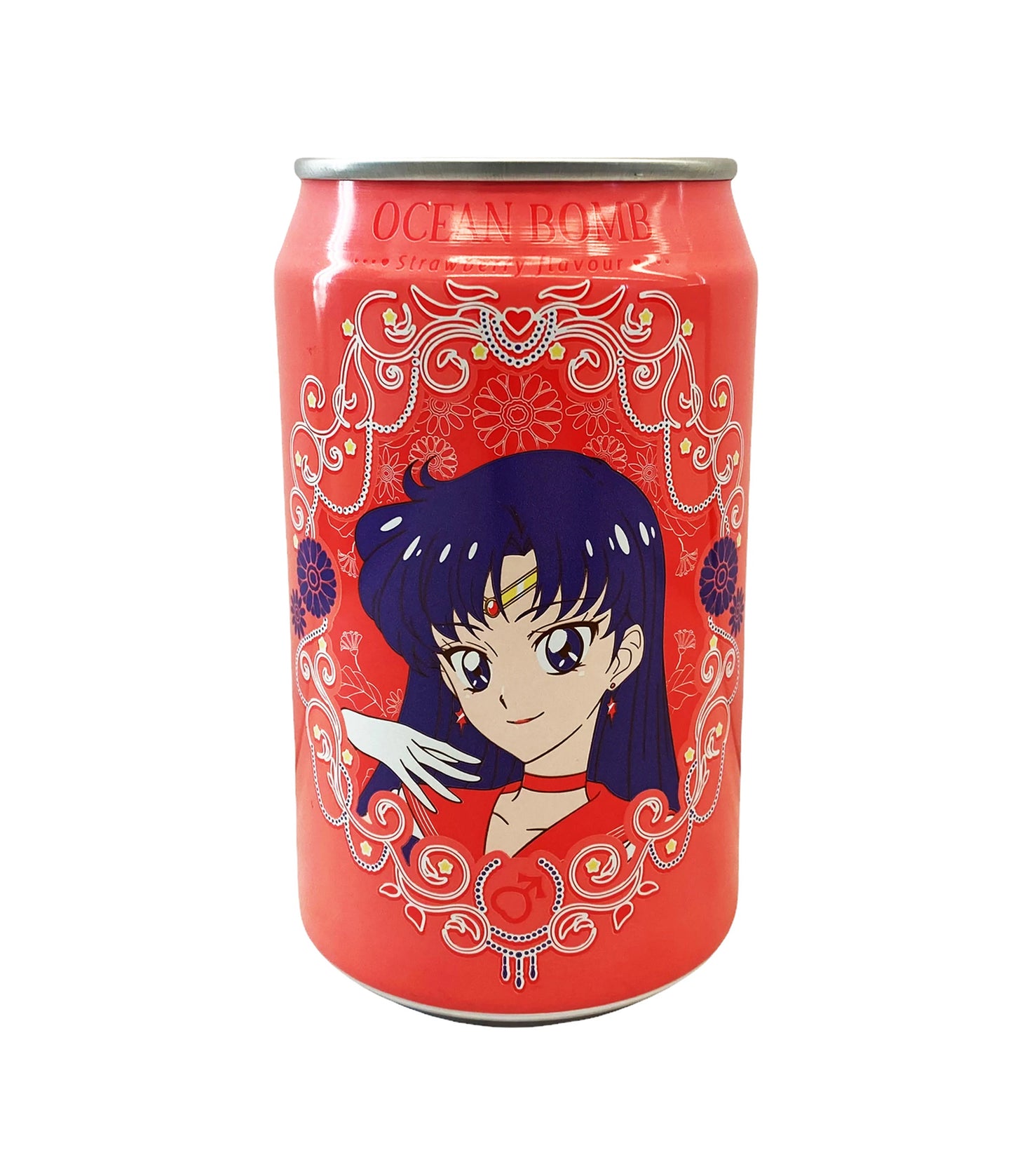 Ocean Bomb – Sailor Mars Sparkling Water (Strawberry Flavour) 330ml