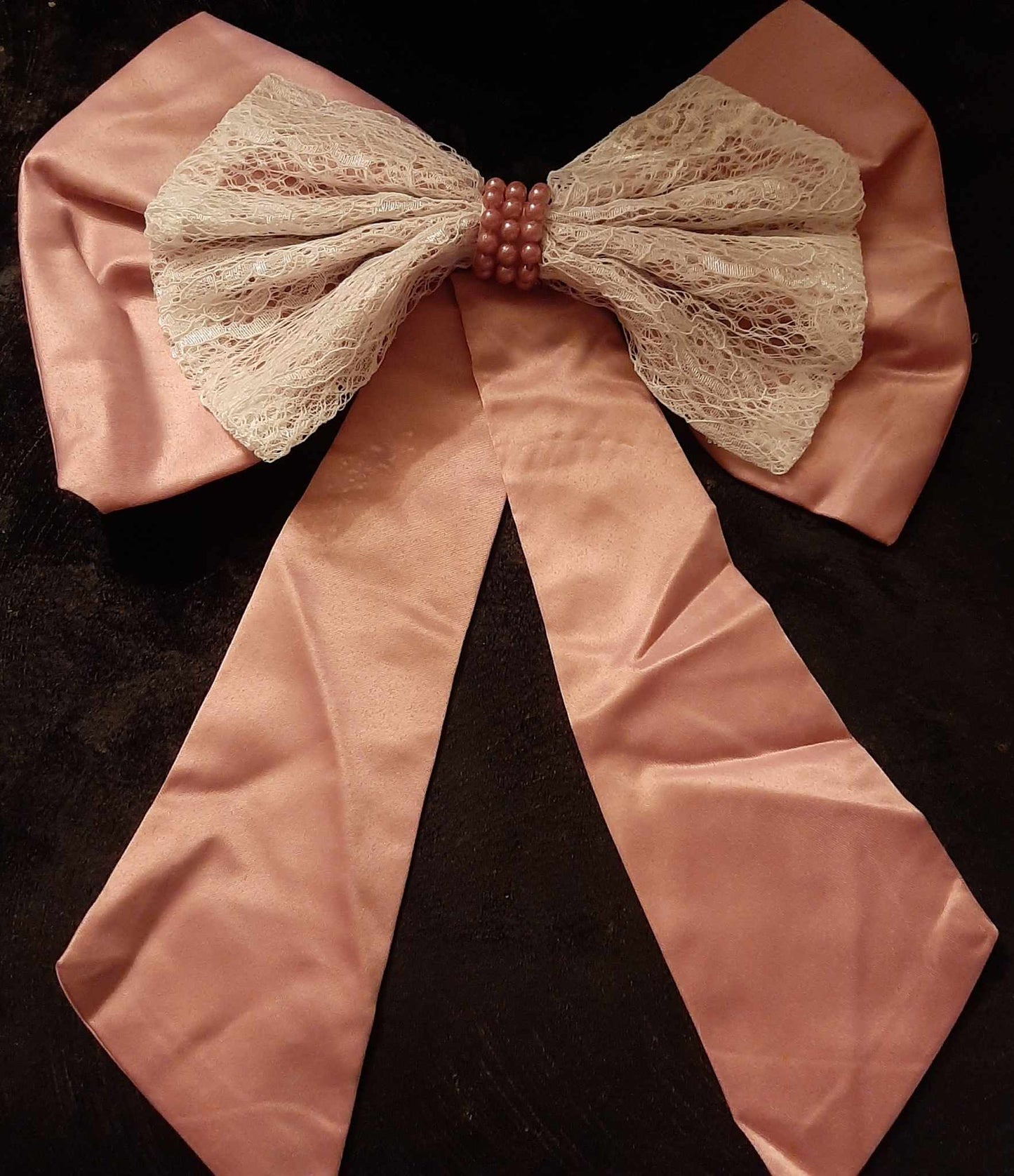 Pink Lace Bow