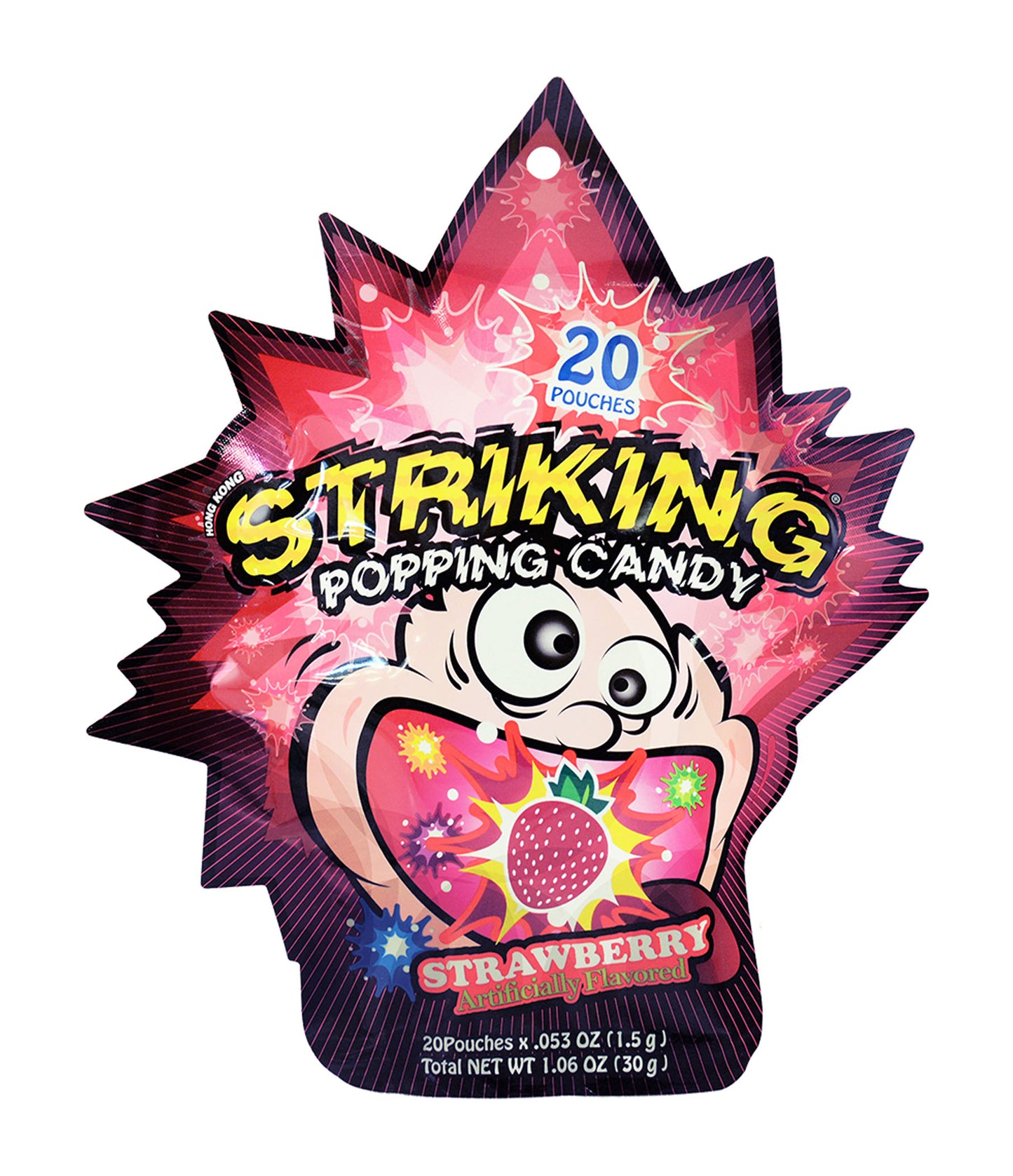 Yuhin-Popping Candy (strawberry) 30g