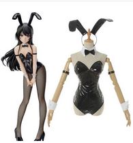 Seishun Buta Yarou wa Bunny Girl Senpai no Yume wo Minai Sakurajima Mai Bunny girl Cosplay Costume