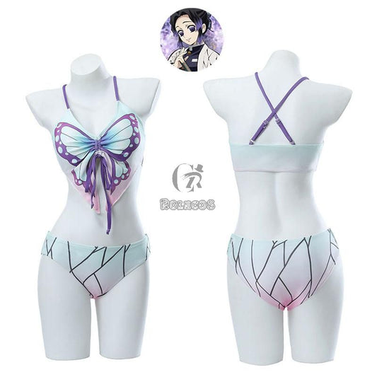 Demon Slayer Shinobu Kocho Swimsuit Cosplay Costume