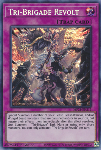 Tri-Brigade Revolt MP21-EN212 secret rare