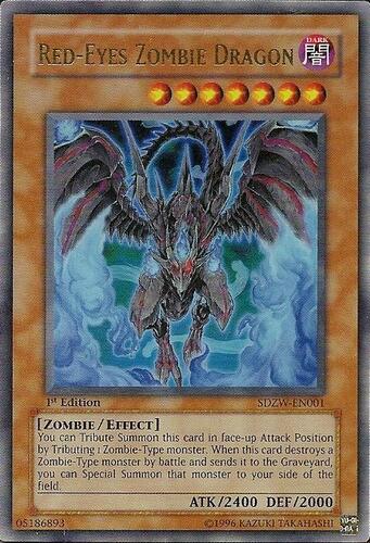 RED-EYES ZOMBIE DRAGON ULTRA 1ST EDITION