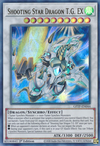 Shooting Star Dragon T.G. EX  GFTP-EN044 (Ultra Rare) mint